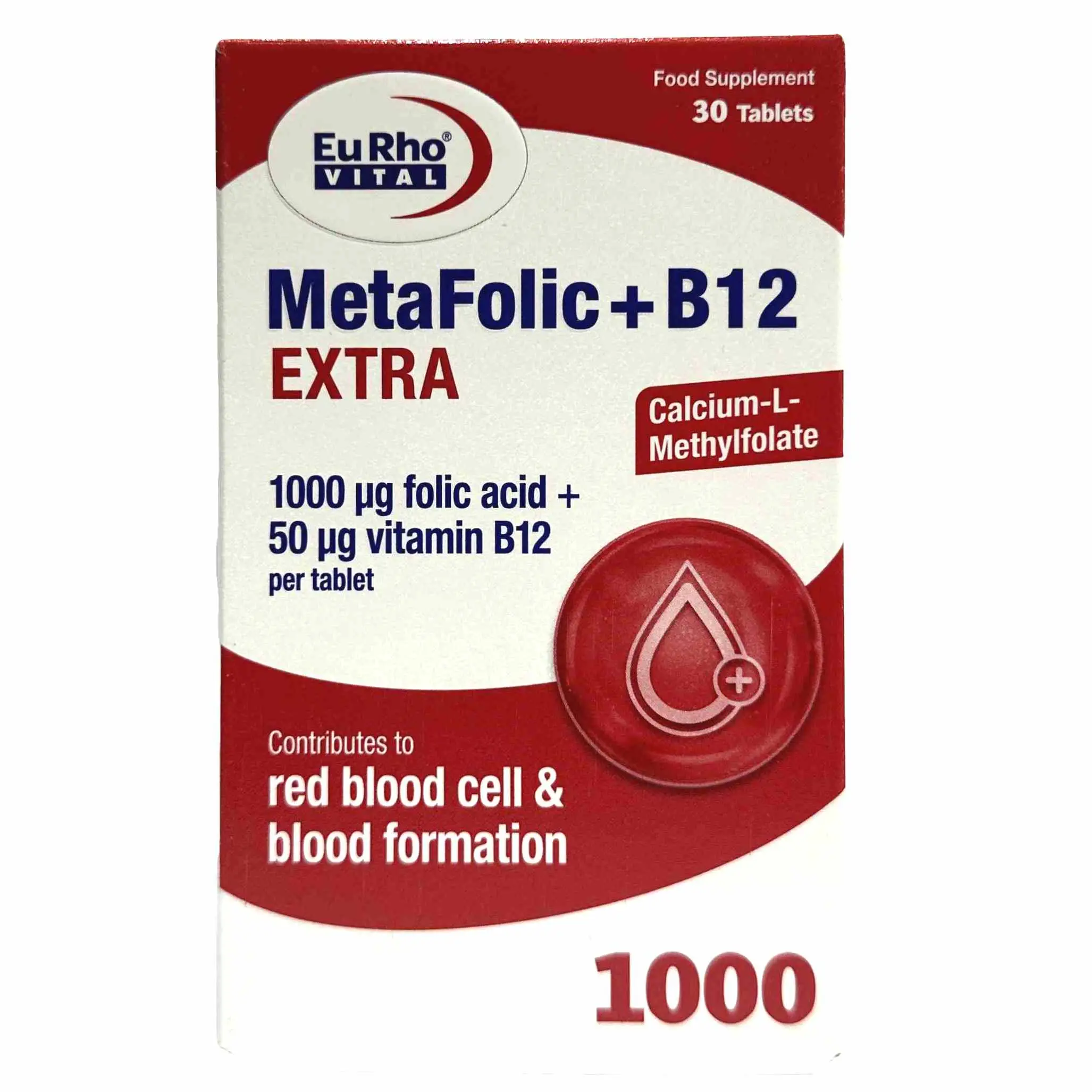 متافولیک پلاس ب12 اکسترا یوروویتال Eurhovital Metafolic